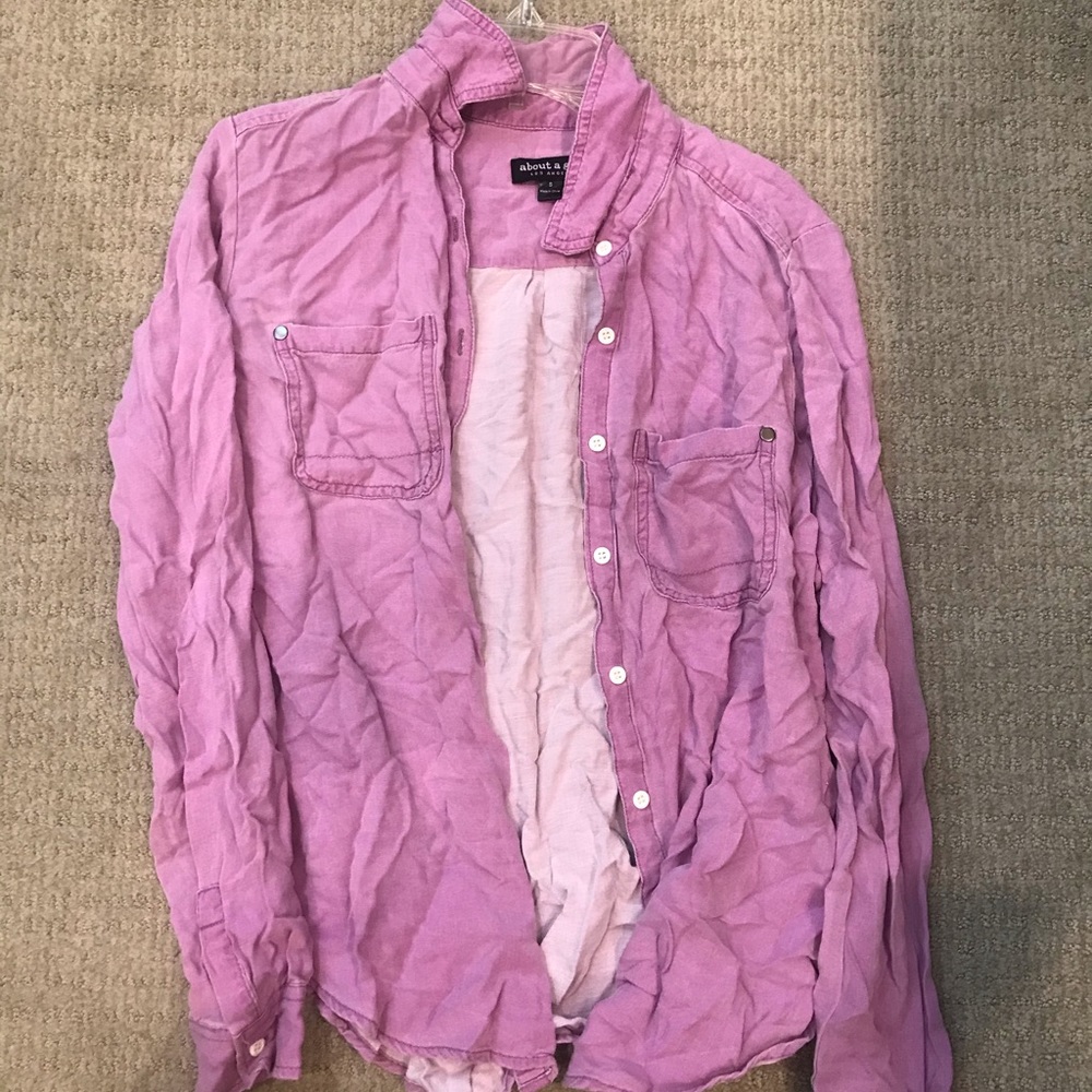 Comfortable, Cozy Purple Flannel